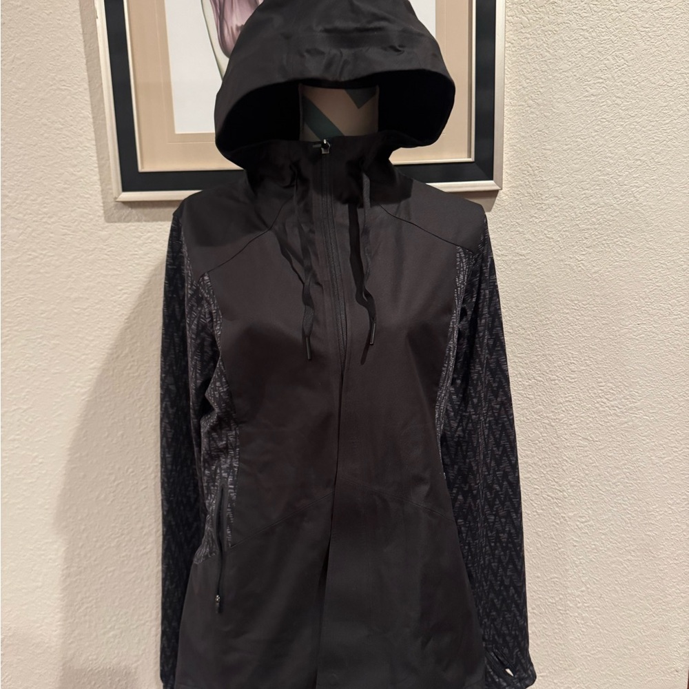 The North Face Women's Hybrid Black Hooded Jacket Large L